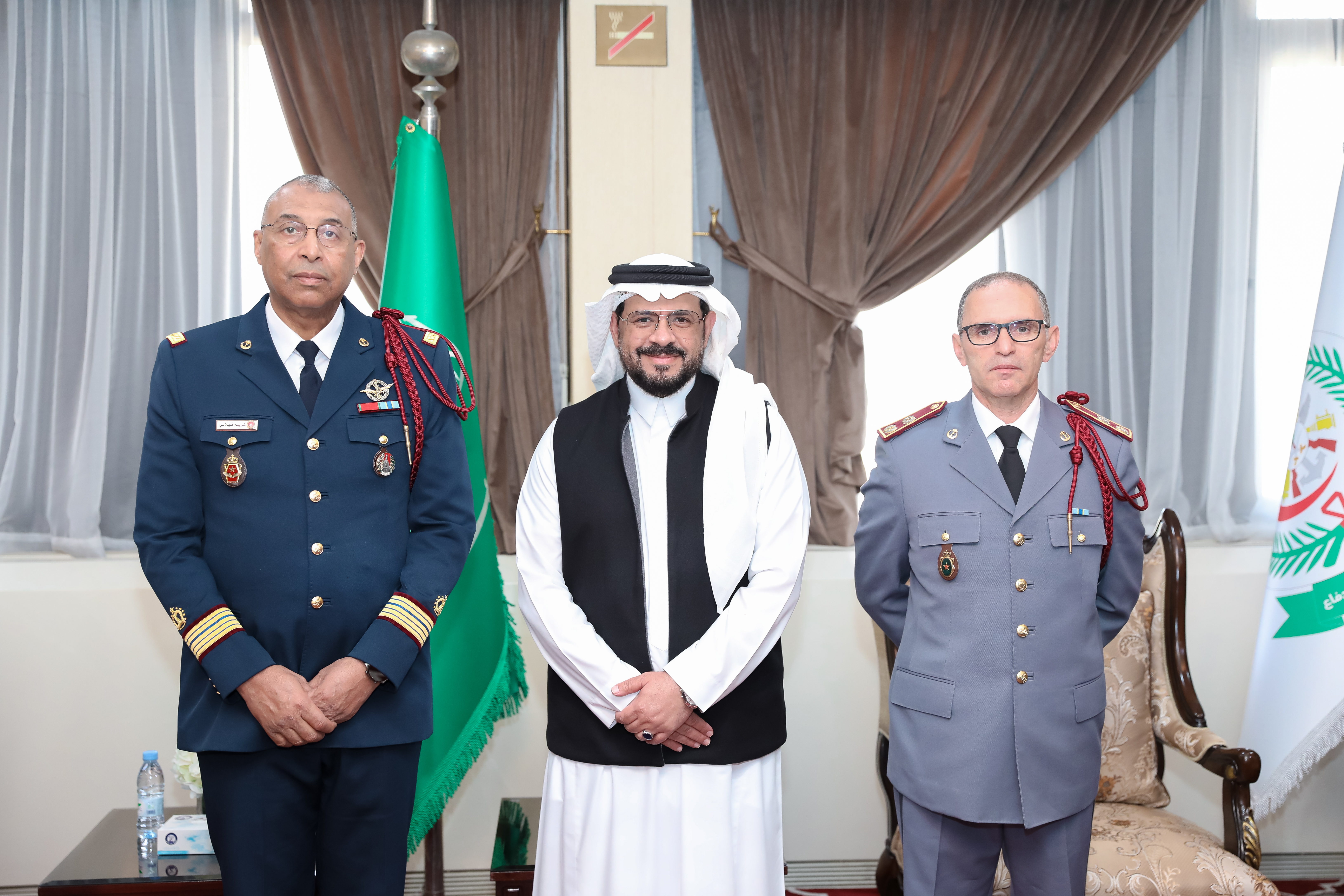 زيارة وفد من القوات المسلحة الملكية المغربية